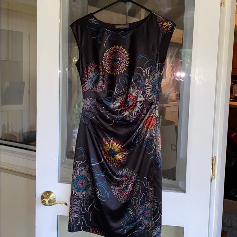 Outback Red Satin Like Floral Dress